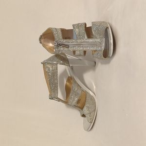 Michael Kors Silver Sparkly Heels